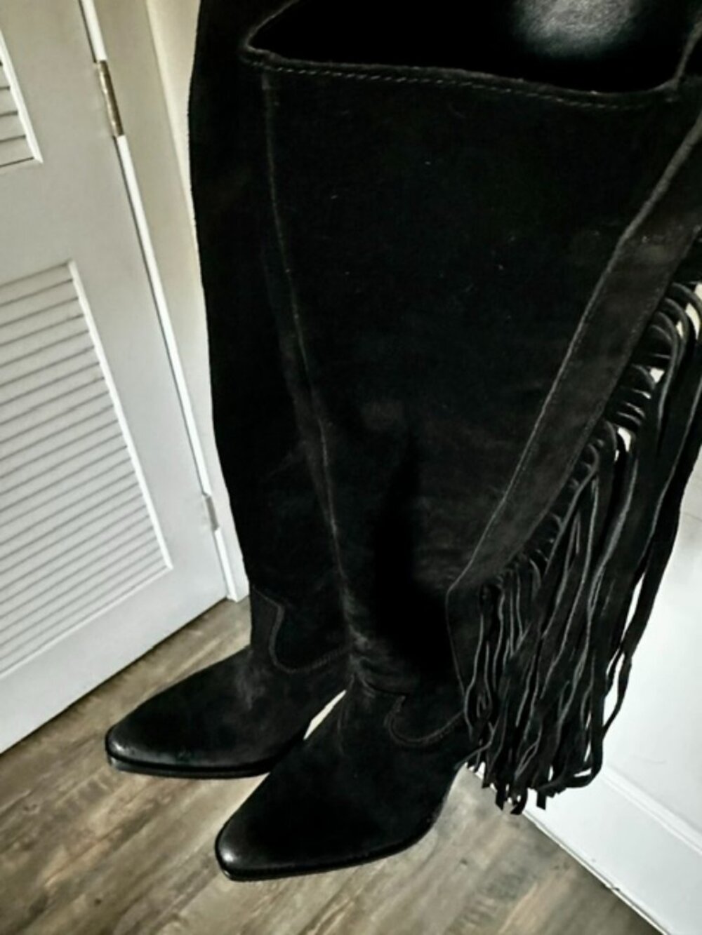 Vince Camuto Pelia Fringe Knee High Boot